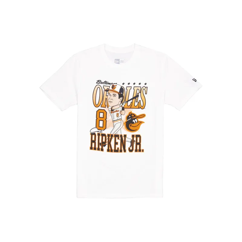 Baltimore Orioles Cal Ripken Jr. Caricature T-Shirt made by New Era