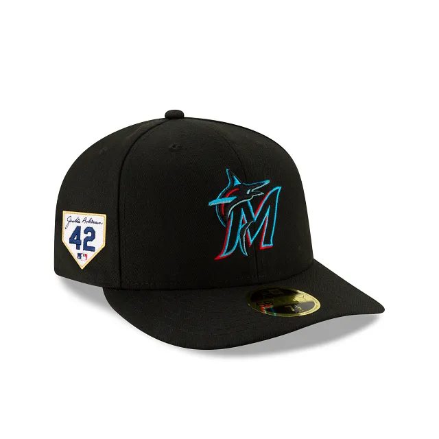 Miami Marlins Jackie Robinson Day 2024 Low Profile 59FIFTY Fitted Hat sold by New Era