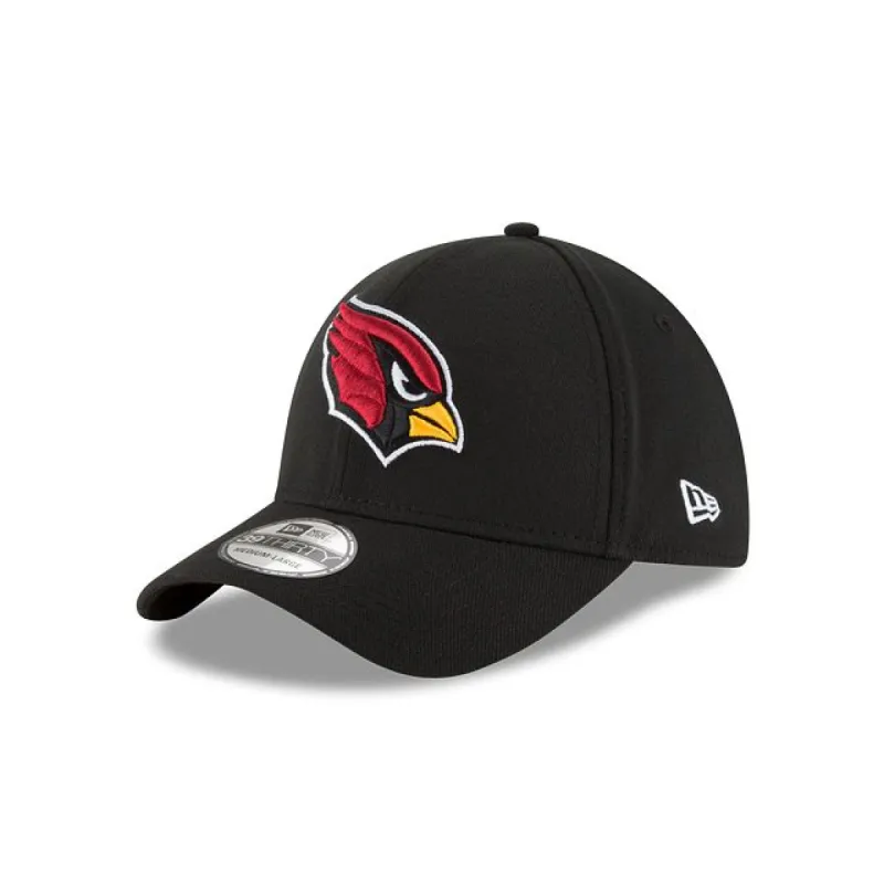 Arizona Cardinals Team Classic Black 39THIRTY Stretch Fit Hat sold by New Era