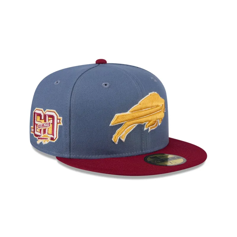 Buffalo Bills Deep Blue 59FIFTY Fitted Hat sold by New Era
