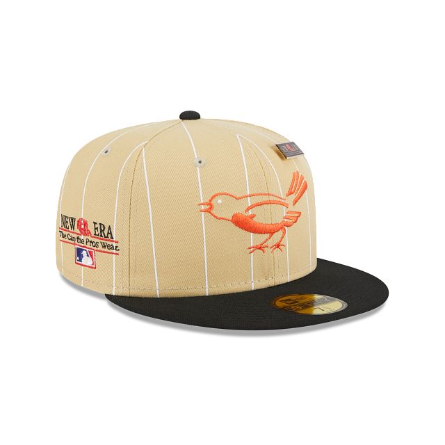 Baltimore Orioles Pinstripe 59FIFTY Fitted Hat sold by New Era