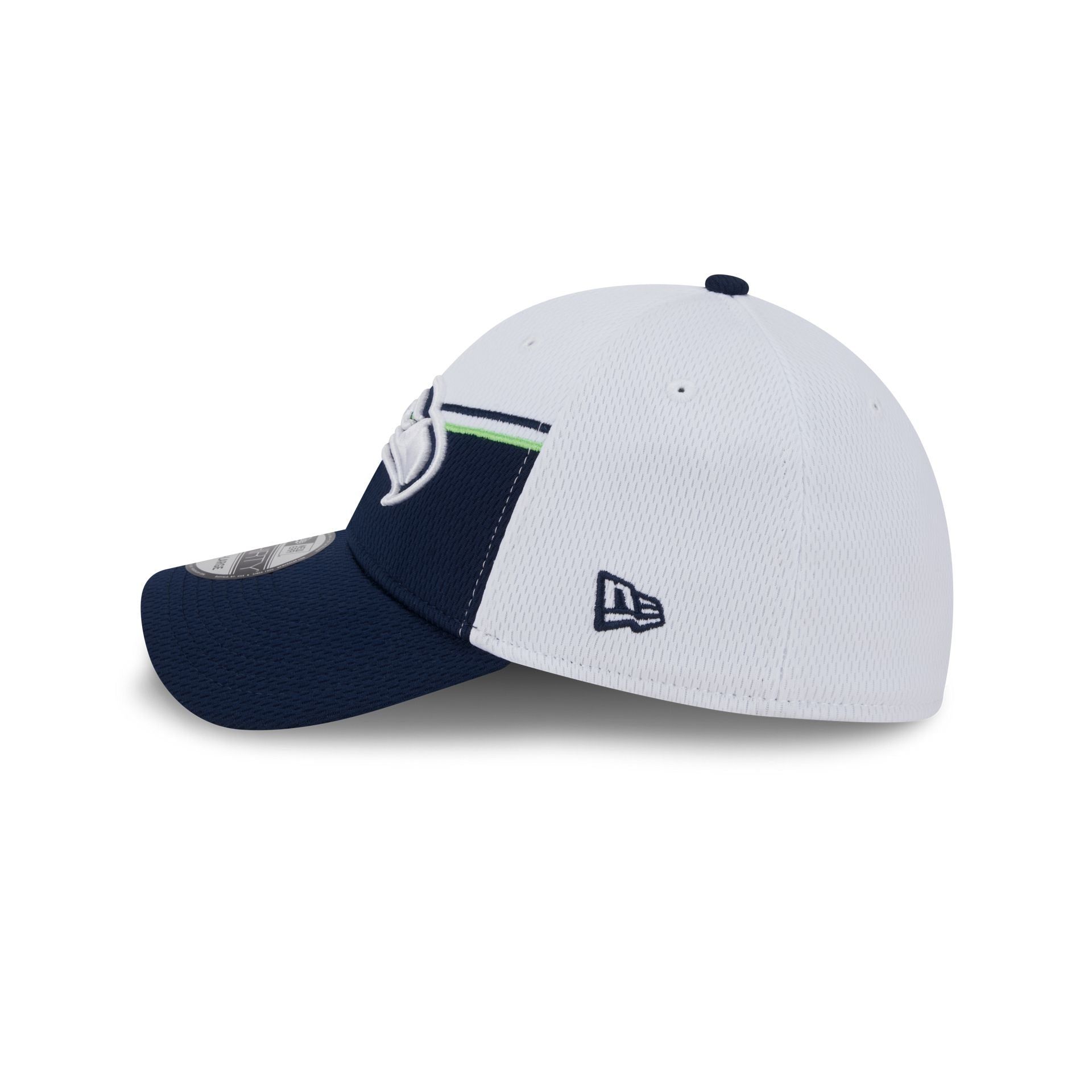 Seattle Seahawks 2023 Sideline White 39THIRTY Stretch Fit Hat sold by New Era product image thumbnail 5