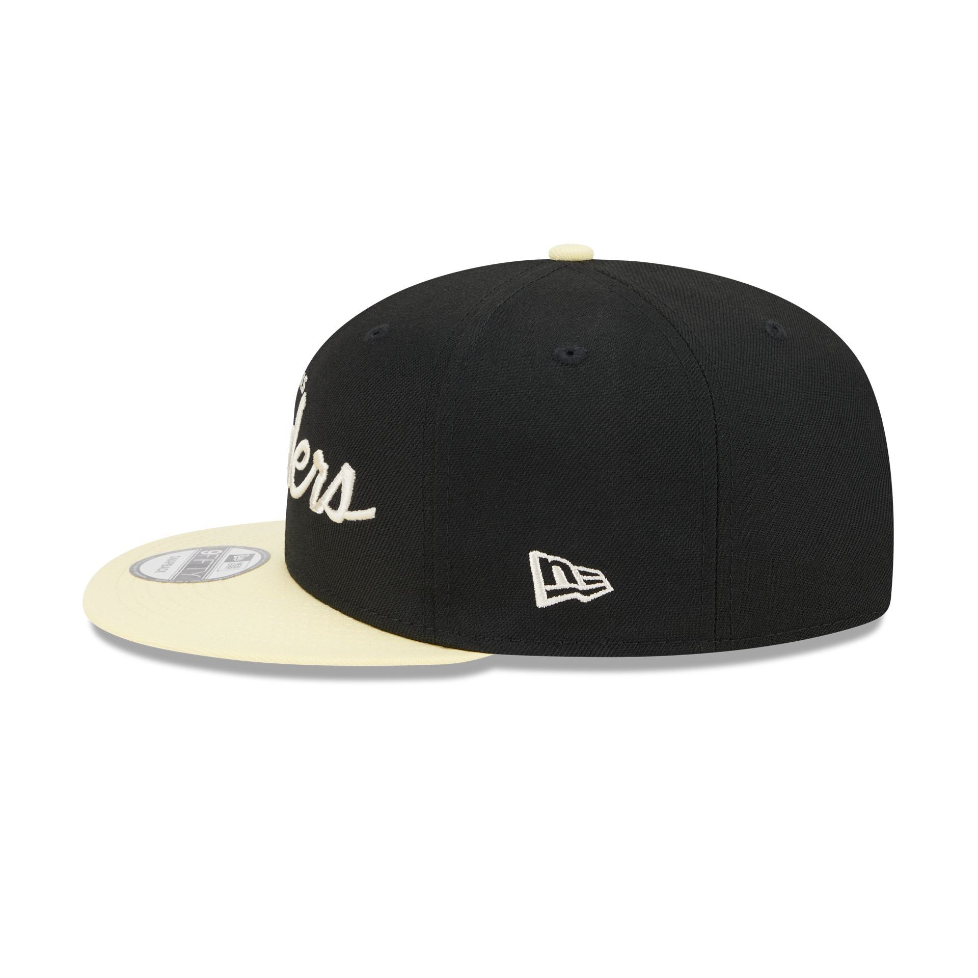 Las Vegas Raiders Pale Yellow Visor 9FIFTY Snapback Hat sold by New Era product image thumbnail 5