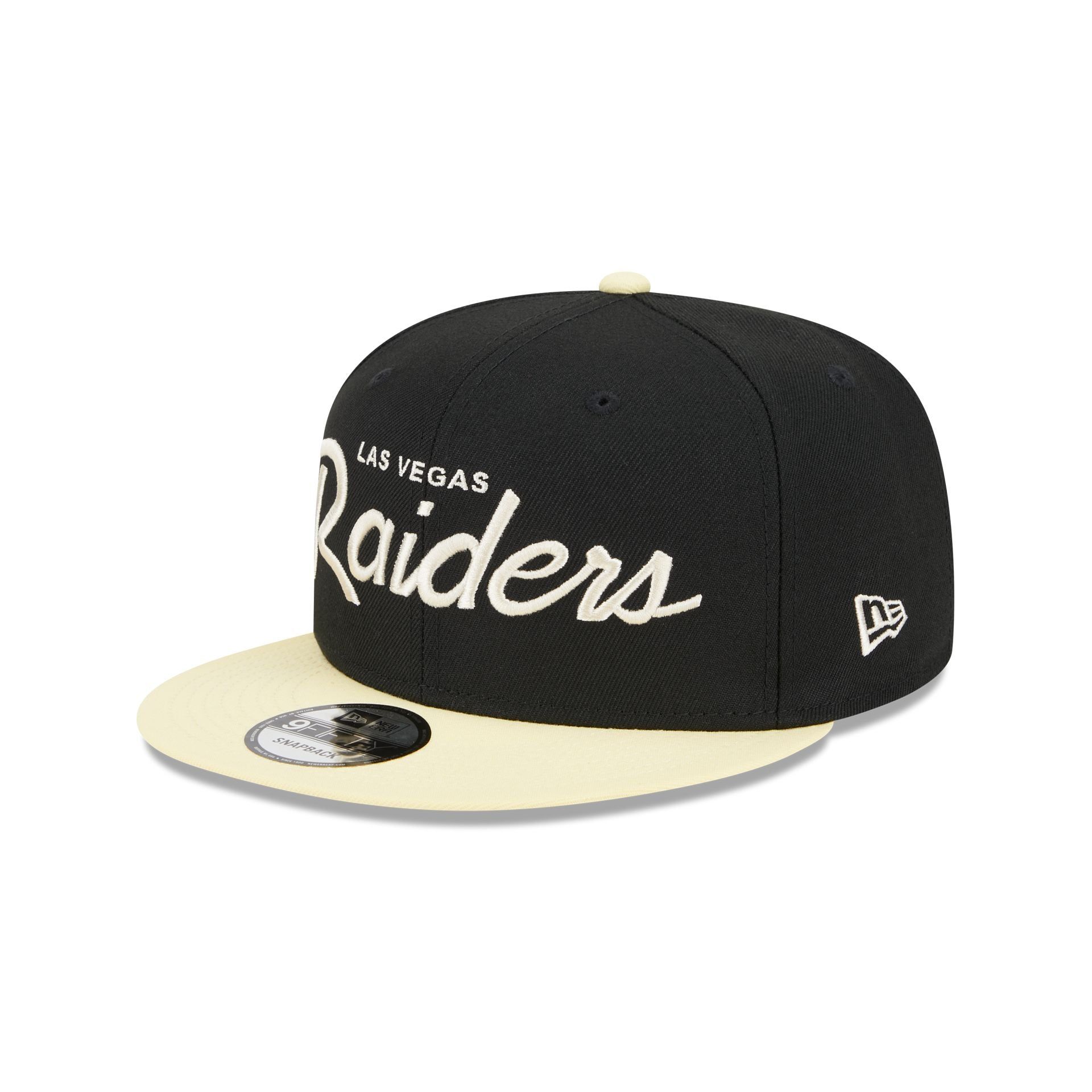 Las Vegas Raiders Pale Yellow Visor 9FIFTY Snapback Hat sold by New Era product image thumbnail 3