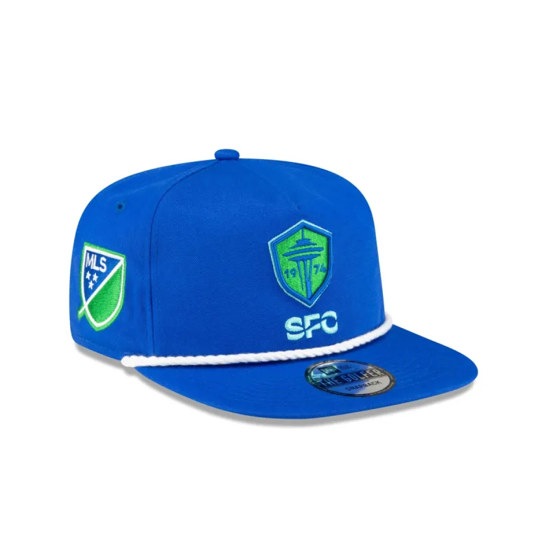 Seattle Sounders 2024 MLS Kickoff Golfer Hat sold by New Era