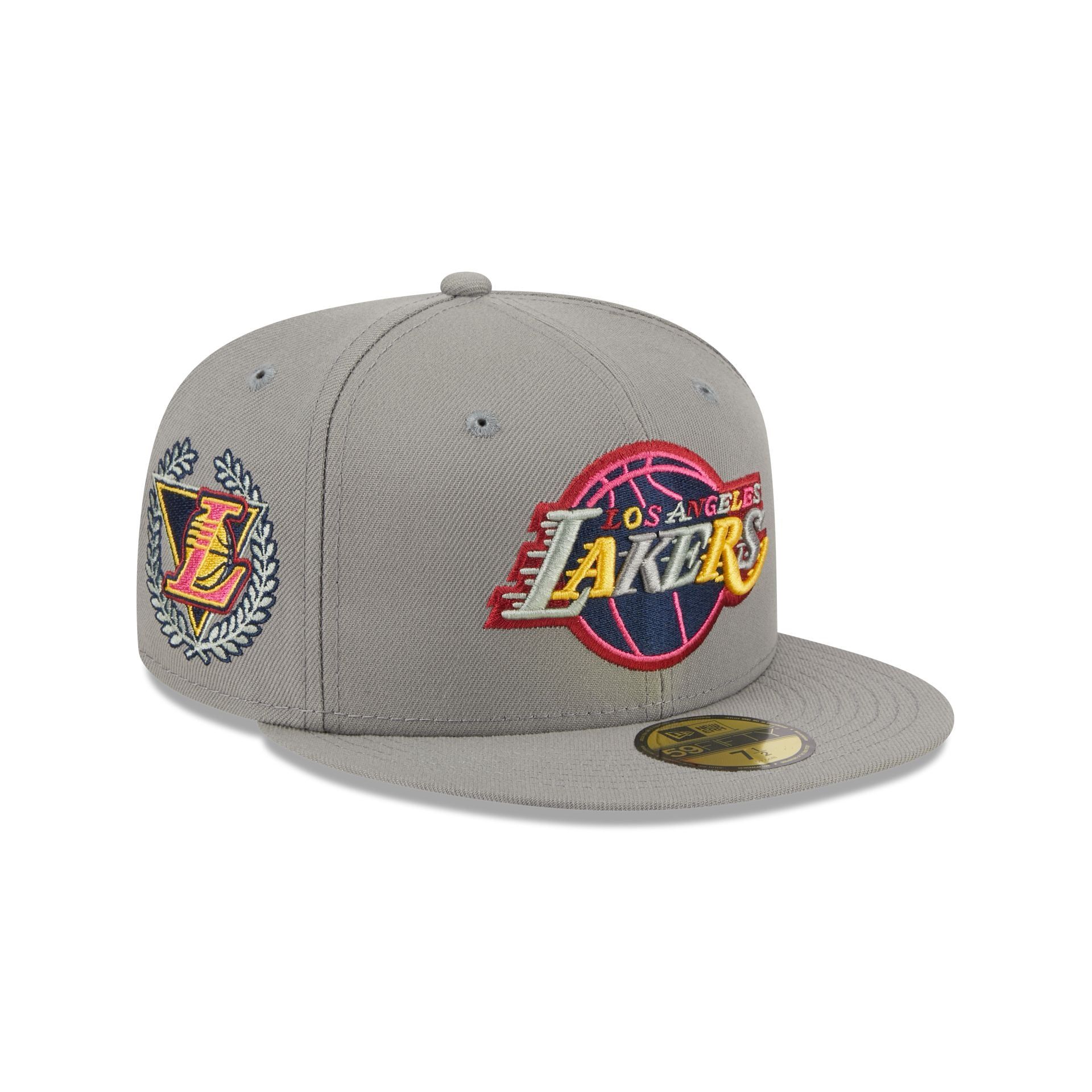 Los Angeles Lakers Color Pack Gray 59FIFTY Fitted Hat sold by New Era