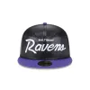 Baltimore Ravens Faux Leather Crown 59FIFTY Fitted Hat sold by New Era