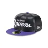 Baltimore Ravens Faux Leather Crown 59FIFTY Fitted Hat sold by New Era