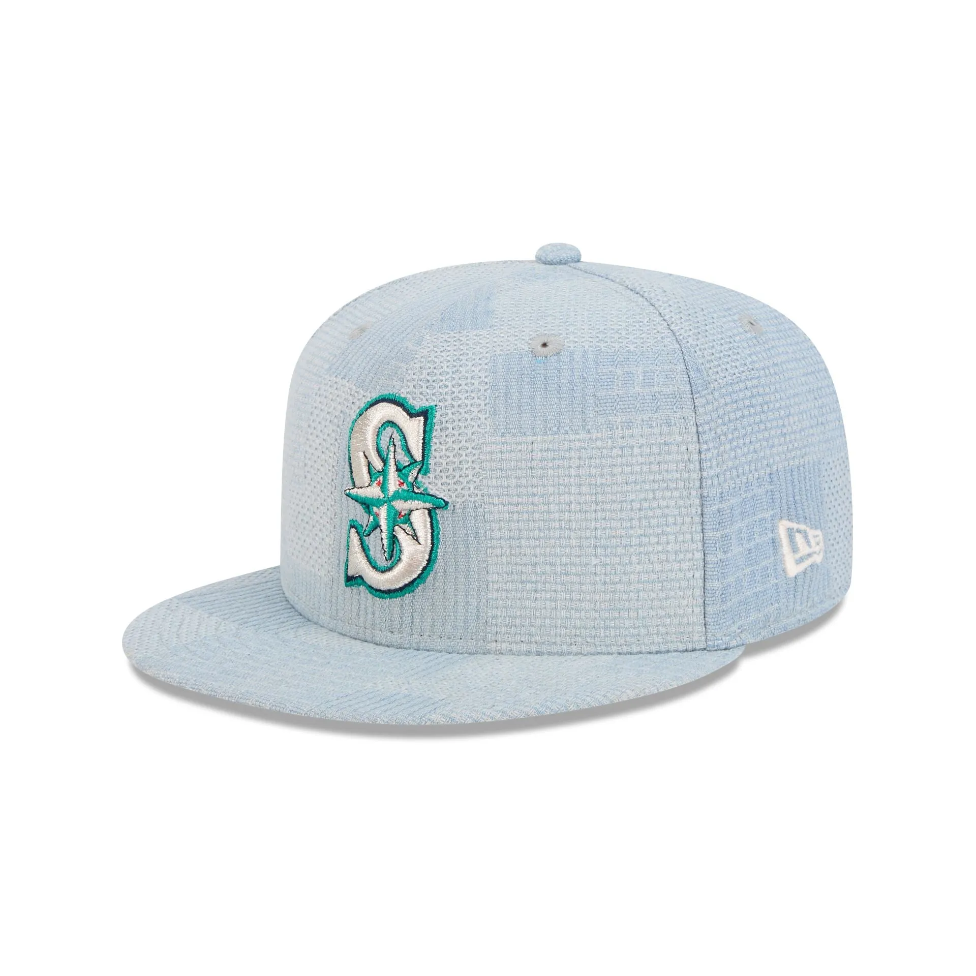 Seattle Mariners Denim Patchwork 9FIFTY Snapback Hat sold by New Era