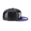 Baltimore Ravens Faux Leather Crown 59FIFTY Fitted Hat sold by New Era