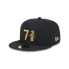New Era Cap Signature Size 7 3/8 Black 59FIFTY Fitted Hat sold by New Era