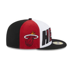 Miami Heat NBA Authentics: 2023 Back Half Edition 59FIFTY Fitted Hat sold by New Era