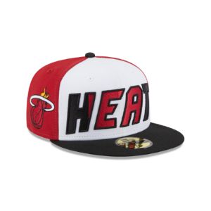 Miami Heat NBA Authentics: 2023 Back Half Edition 59FIFTY Fitted Hat sold by New Era