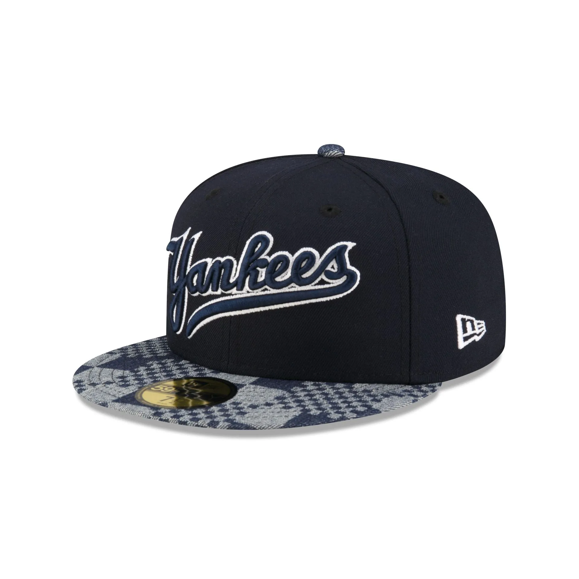 New York Yankees Pattern Denim 59FIFTY Fitted Hat sold by New Era product image thumbnail 3
