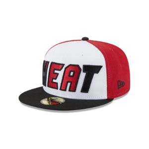 Miami Heat NBA Authentics: 2023 Back Half Edition 59FIFTY Fitted Hat sold by New Era