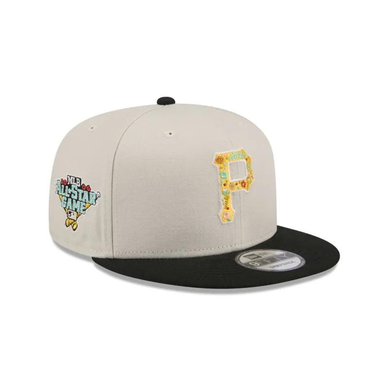 Pittsburgh Pirates Floral Fill 9FIFTY Snapback Hat sold by New Era