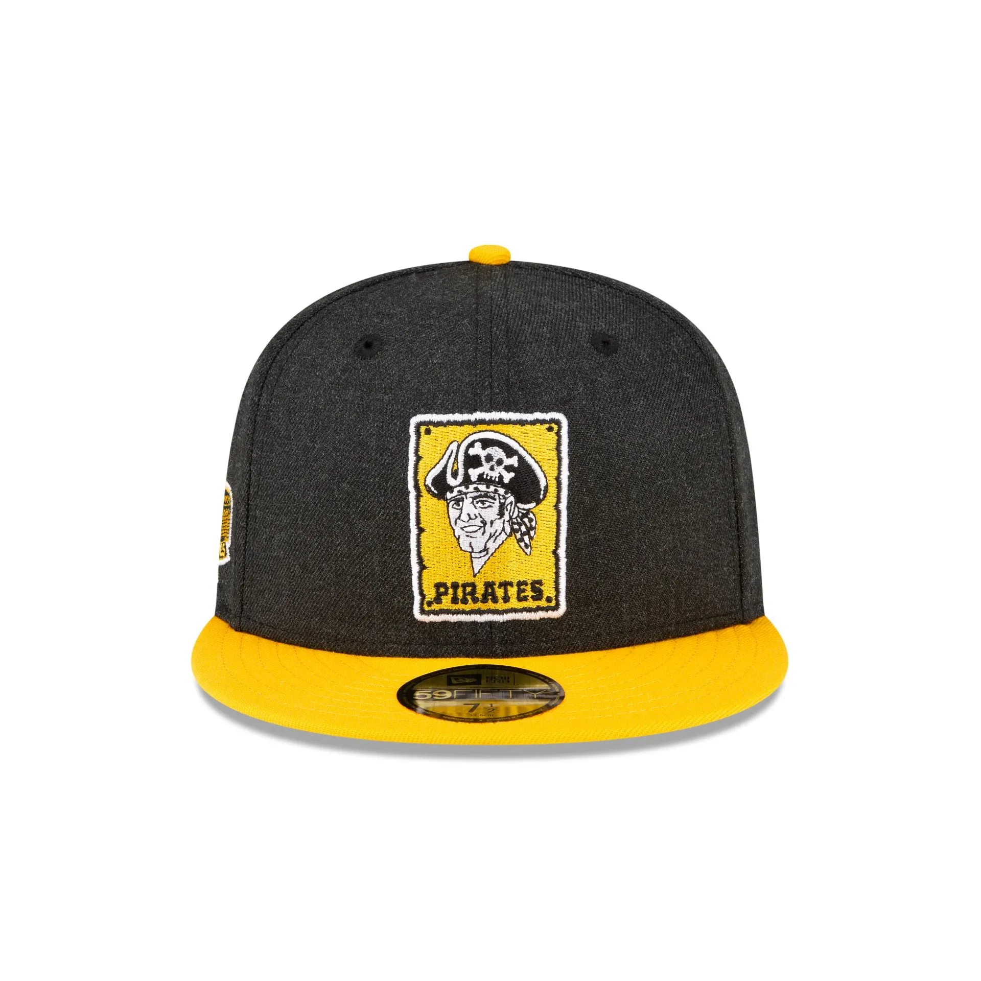 Just Caps Heathered Crown Pittsburgh Pirates 59FIFTY Fitted Hat sold by New Era product image thumbnail 2