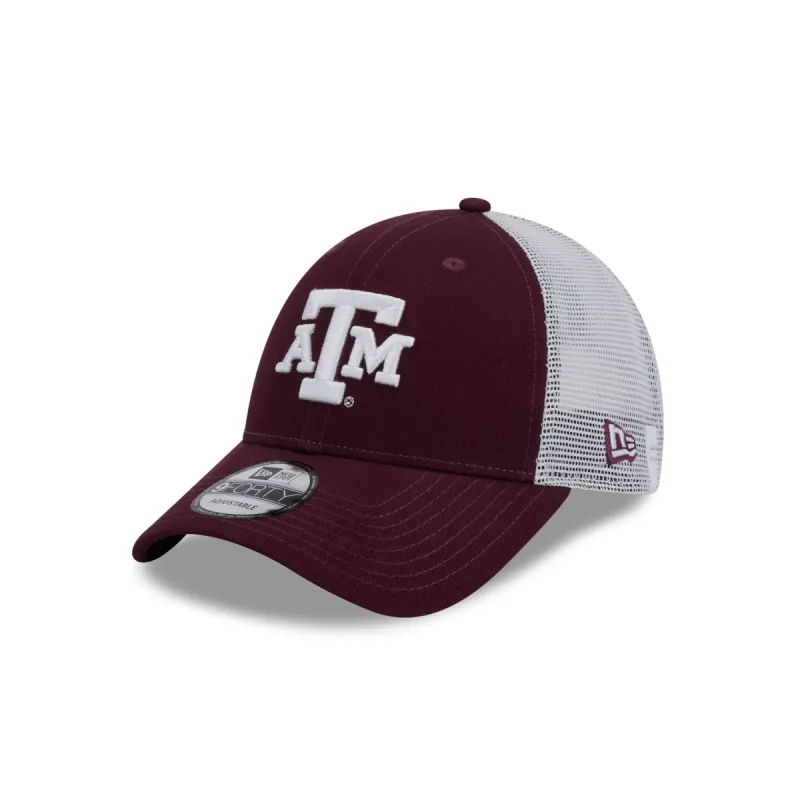 Texas A&M Aggies Maroon 9FORTY Trucker Hat sold by New Era