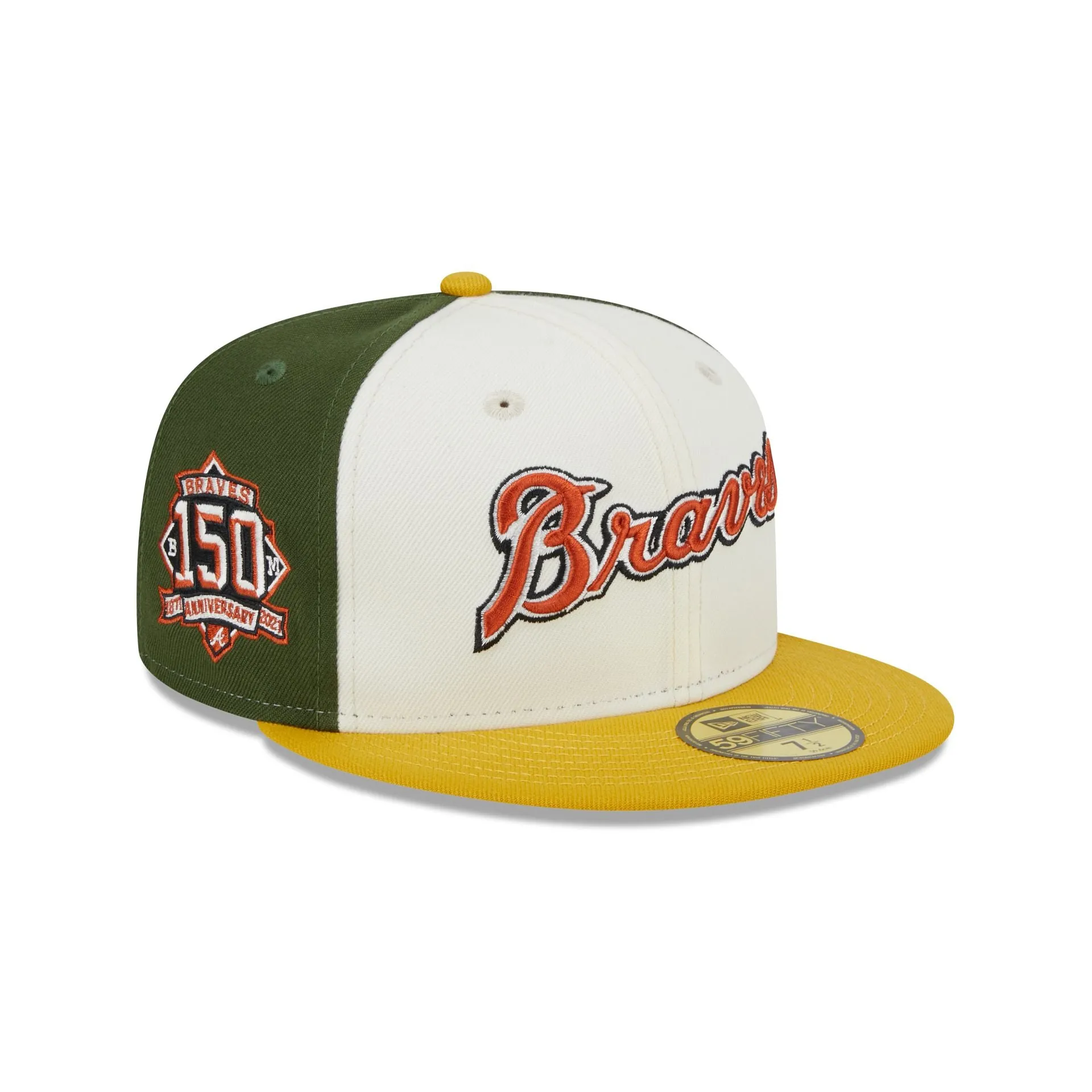 Atlanta Braves Two Tone Honey 59FIFTY Fitted Hat sold by New Era