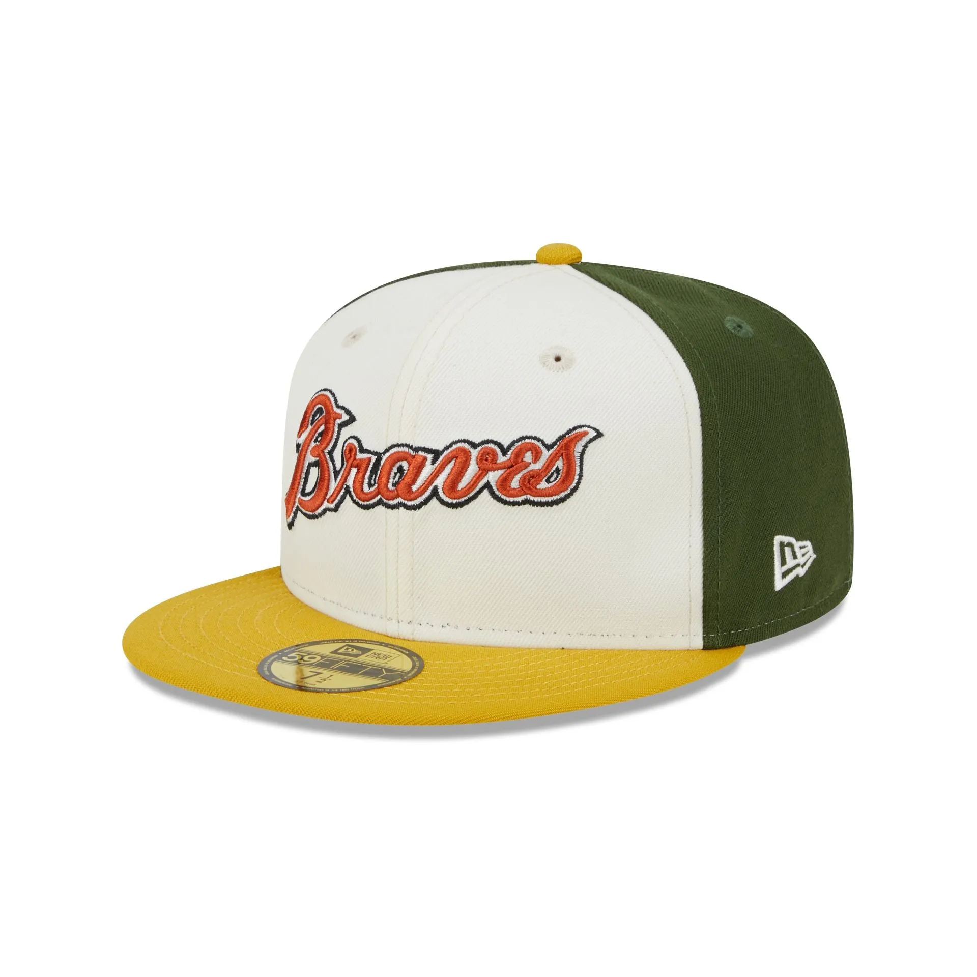 Atlanta Braves Two Tone Honey 59FIFTY Fitted Hat sold by New Era product image thumbnail 3