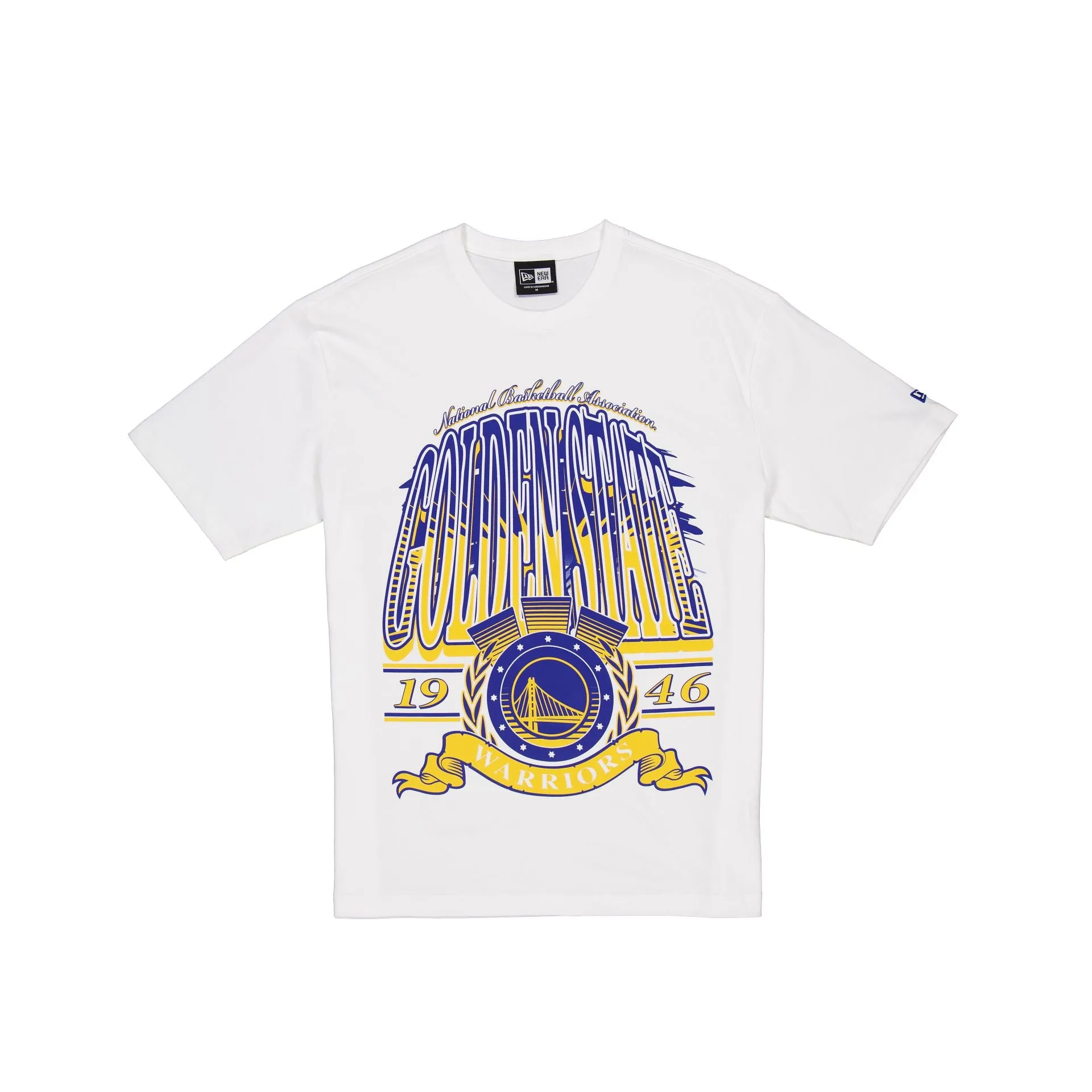 Golden State Warriors Sport Classics White T-Shirt sold by New Era