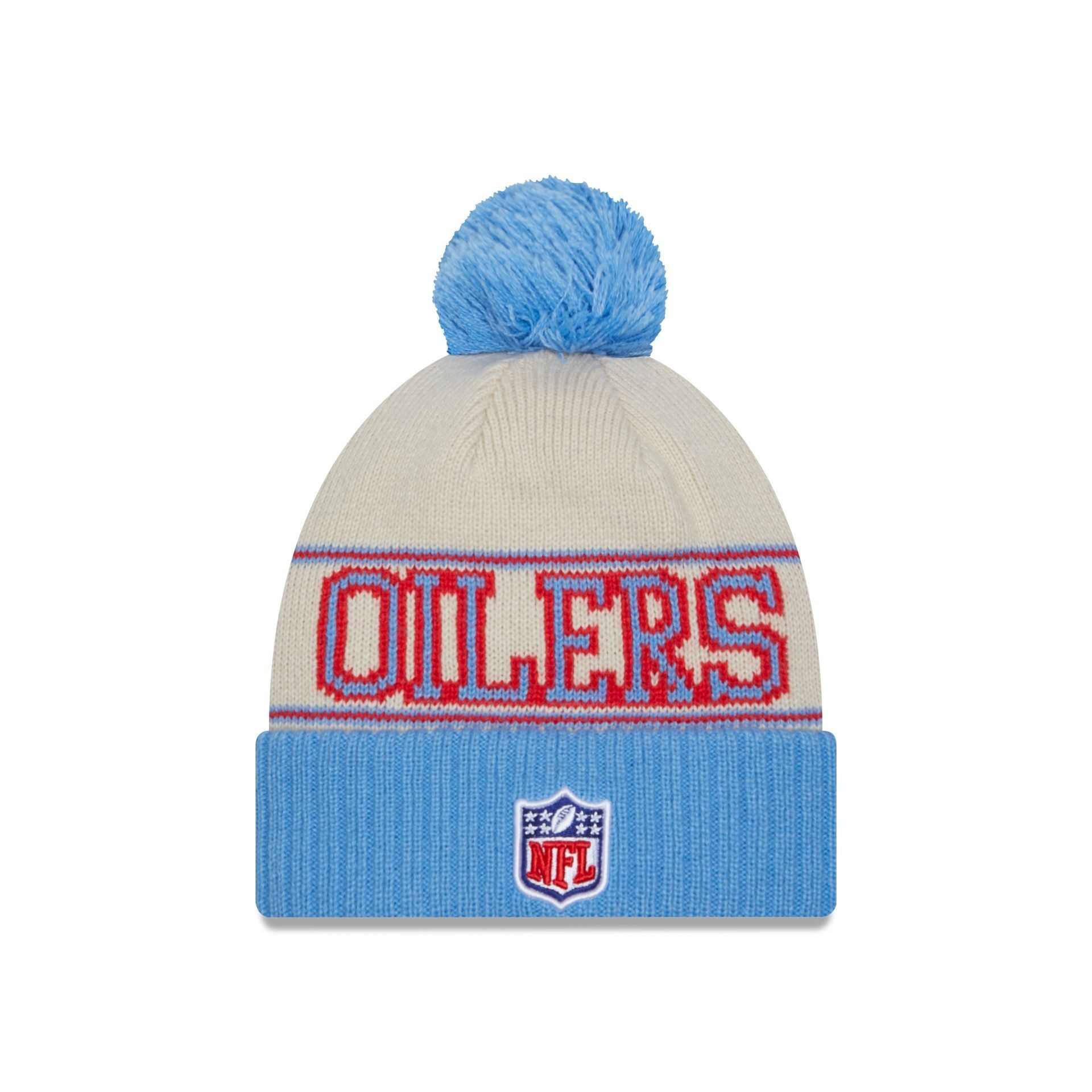 Houston Oilers 2023 Cold Weather Historic Pom Knit sold by New Era product image thumbnail 2