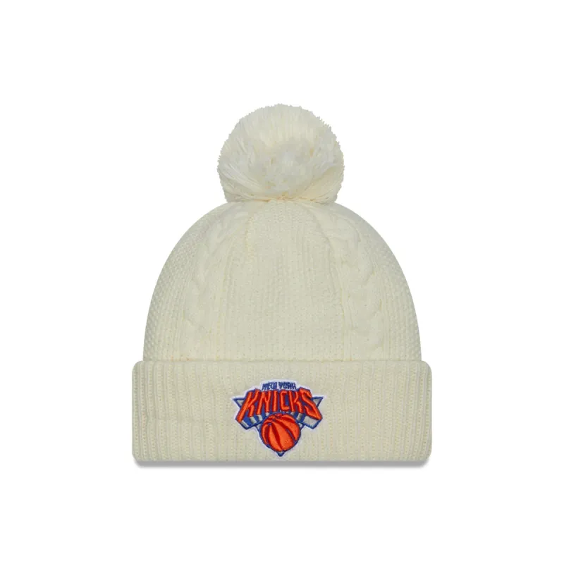 New York Knicks Sport Night Women's Pom Knit Hat sold by New Era