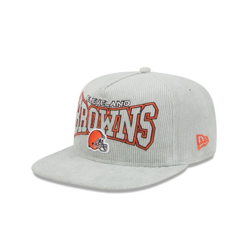 Cleveland Browns Gray Cord Golfer Hat sold by New Era