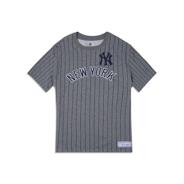 New York Yankees Striped Gray T-Shirt sold by New Era