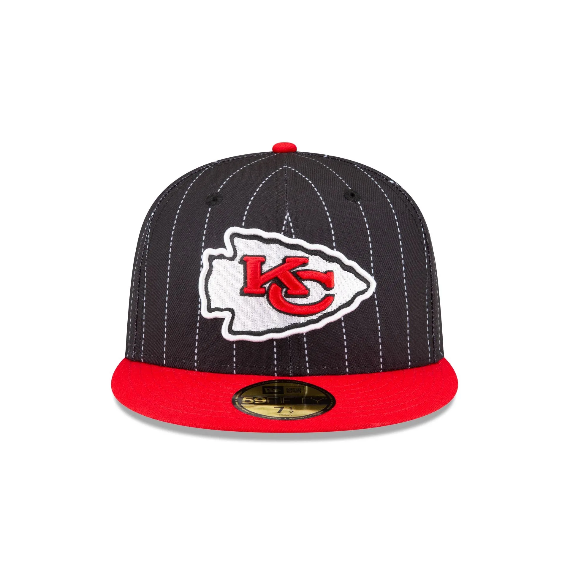 Just Caps Pinstripe Kansas City Chiefs 59FIFTY Fitted Hat sold by New Era product image thumbnail 2