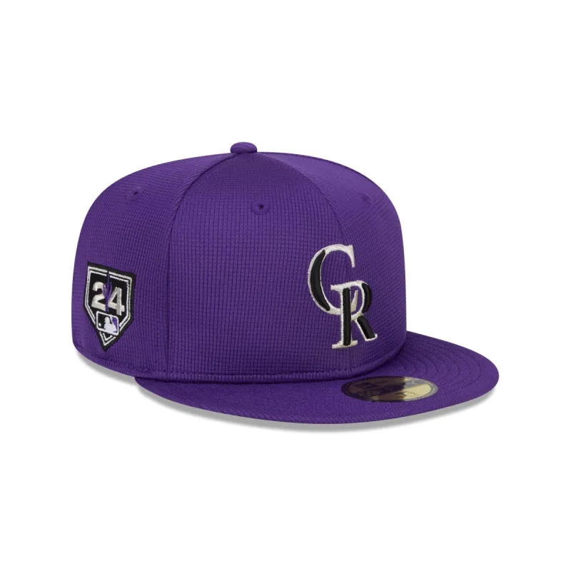 Colorado Rockies 2024 Spring Training 59FIFTY Fitted Hat sold by New Era