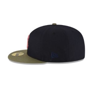 Just Caps Dark Forest Visor Boston Red Sox 59FIFTY Fitted Hat sold by New Era