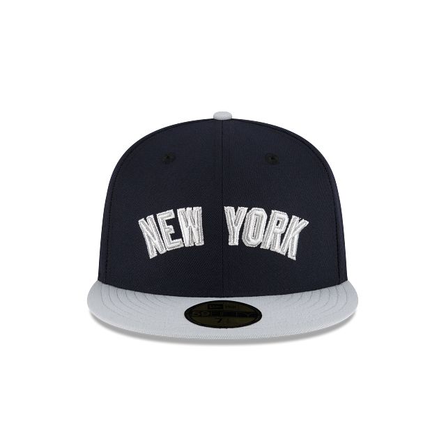 Just Caps Gray Visor New York Yankees 59FIFTY Fitted Hat sold by New Era product image thumbnail 2