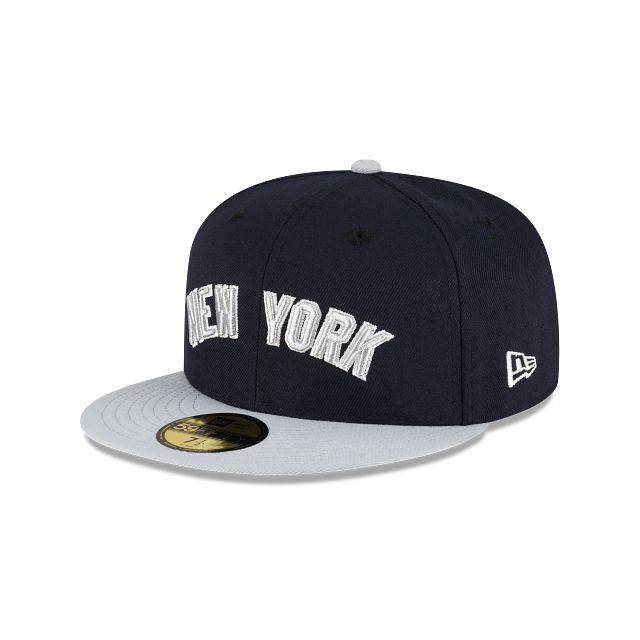 Just Caps Gray Visor New York Yankees 59FIFTY Fitted Hat sold by New Era product image thumbnail 3