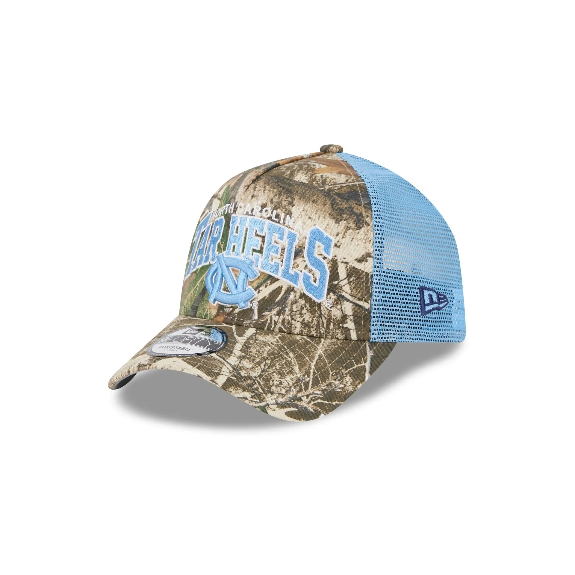 North Carolina Tar Heels Active 9FORTY A-Frame Trucker Hat sold by New Era