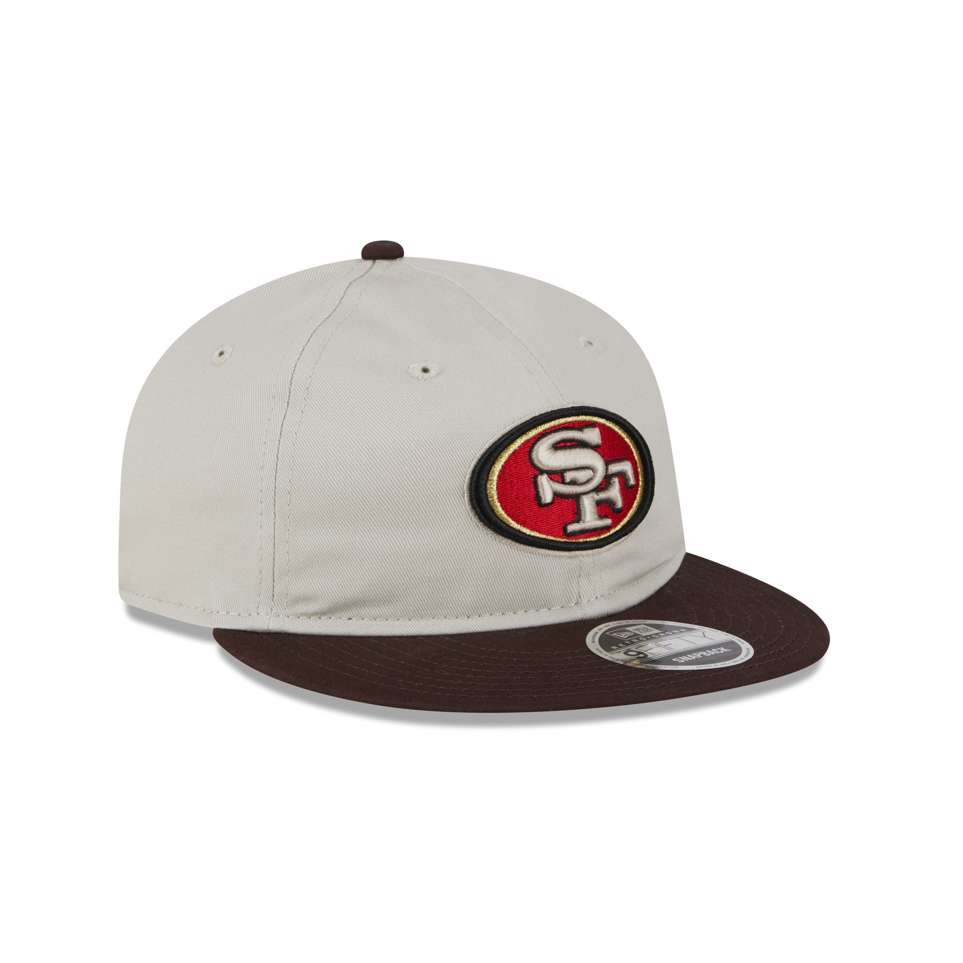 San Francisco 49ers Two Tone Taupe Retro Crown 9FIFTY Snapback Hat sold by New Era product image thumbnail 3