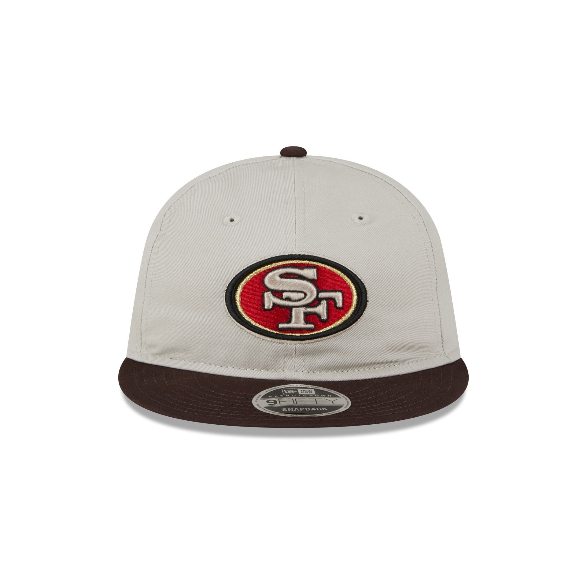 San Francisco 49ers Two Tone Taupe Retro Crown 9FIFTY Snapback Hat sold by New Era product image thumbnail 2