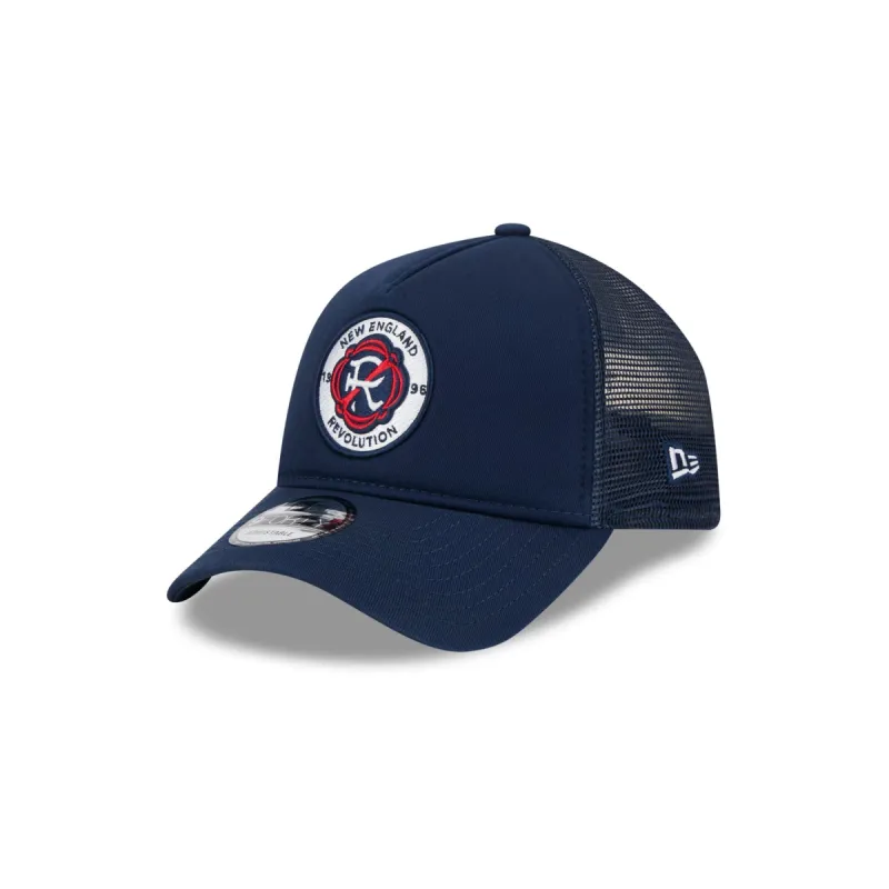 New England Revolution Team 9FORTY A-Frame Snapback Hat sold by New Era