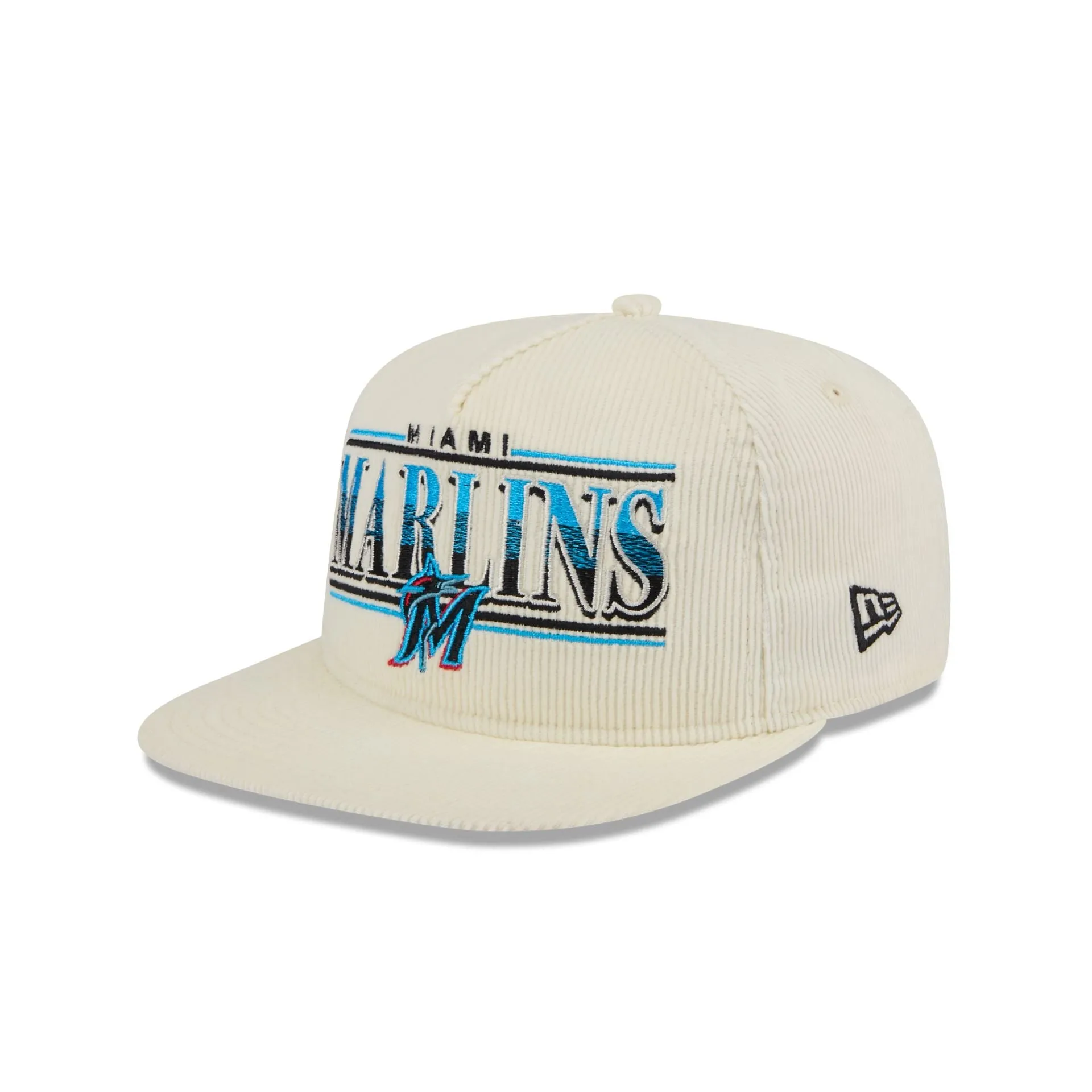 Miami Marlins Throwback Corduroy Golfer Hat sold by New Era product image thumbnail 3