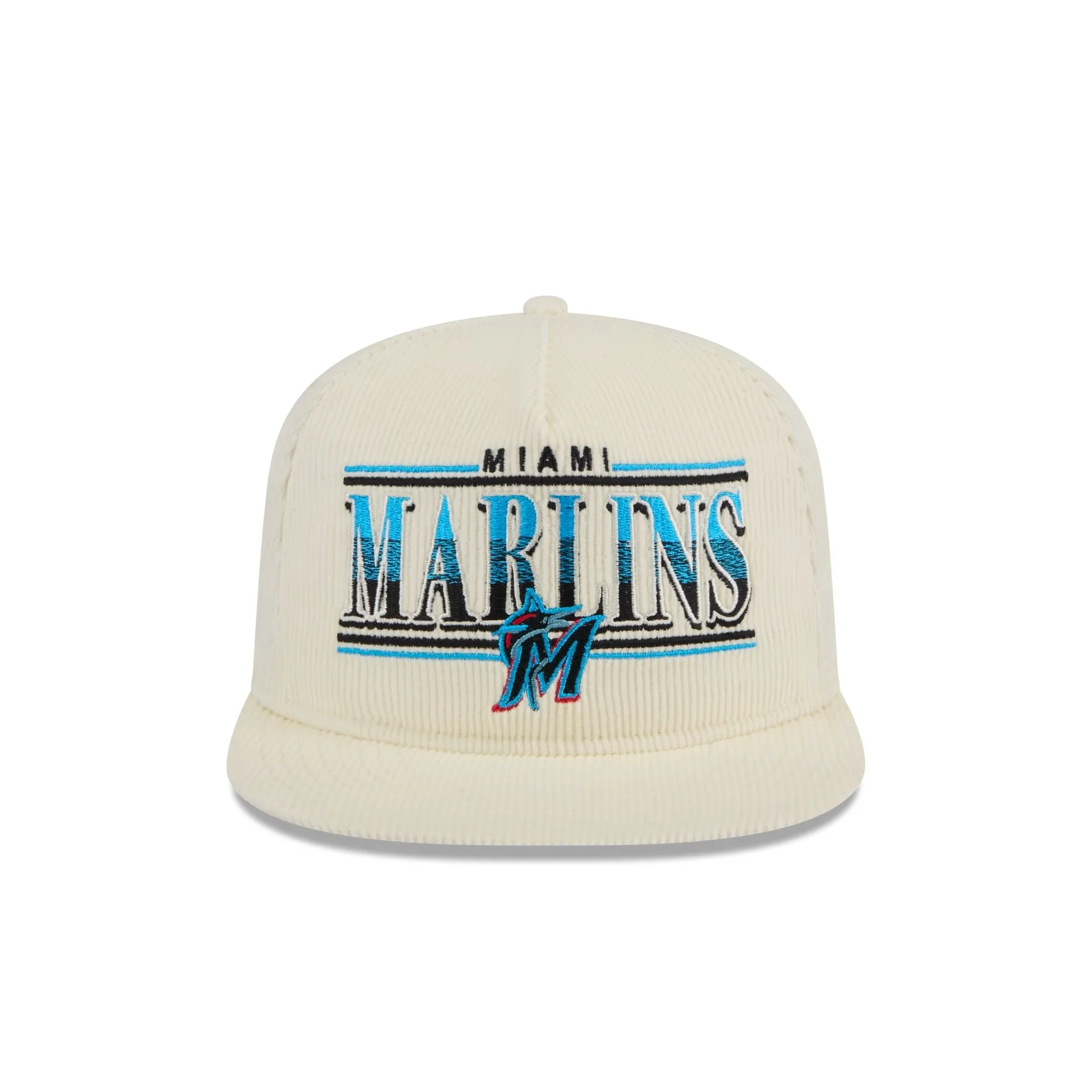 Miami Marlins Throwback Corduroy Golfer Hat sold by New Era product image thumbnail 2