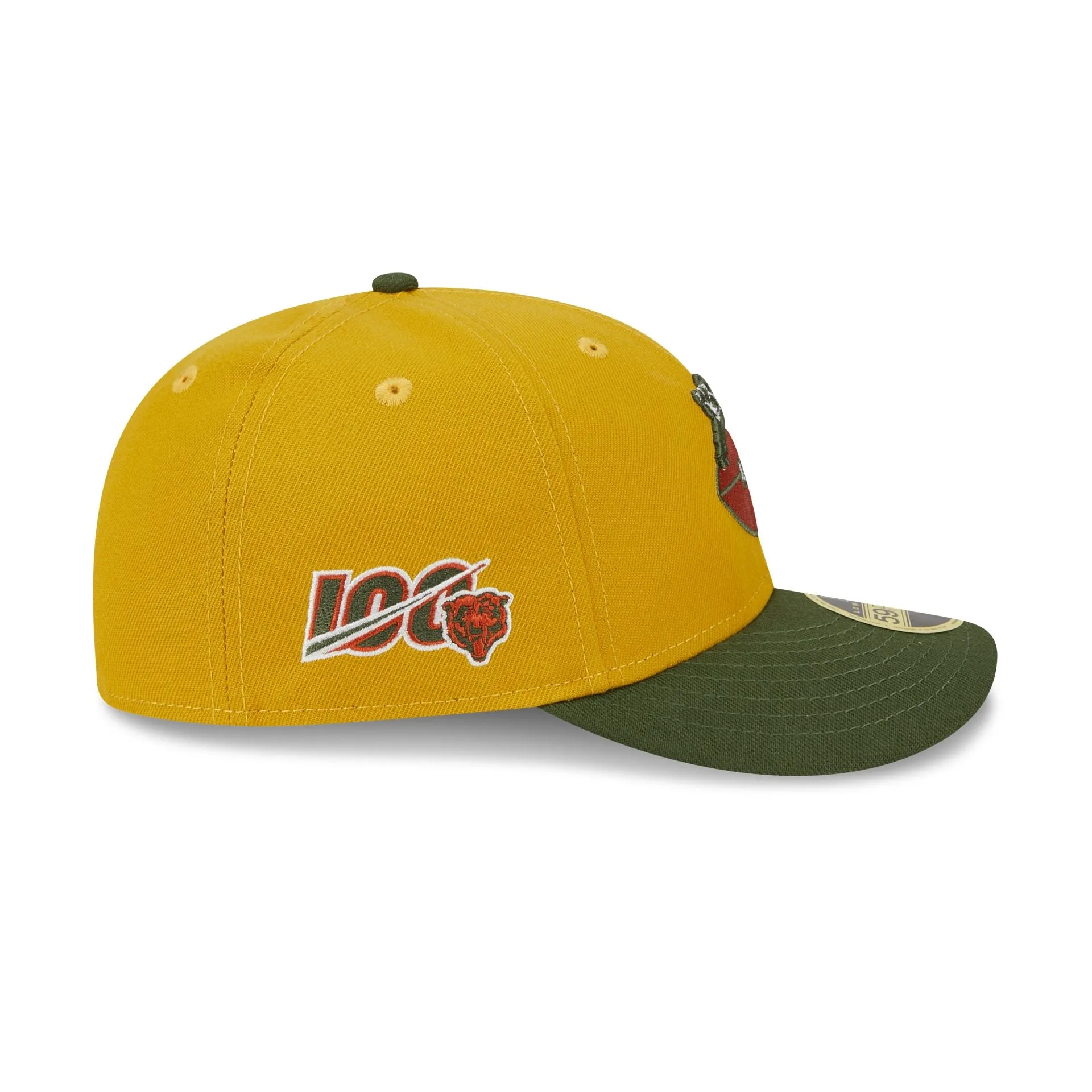 Chicago Bears Cinnamon Sage Low Profile 59FIFTY Fitted Hat sold by New Era product image thumbnail 4