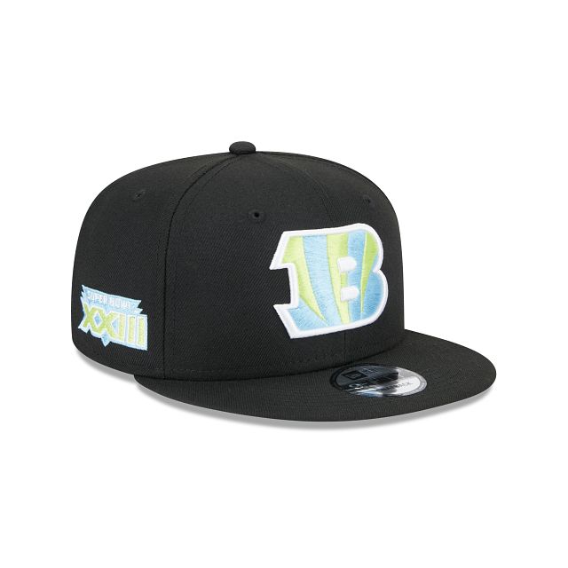 Cincinnati Bengals Color Pack Black 9FIFTY Snapback Hat sold by New Era