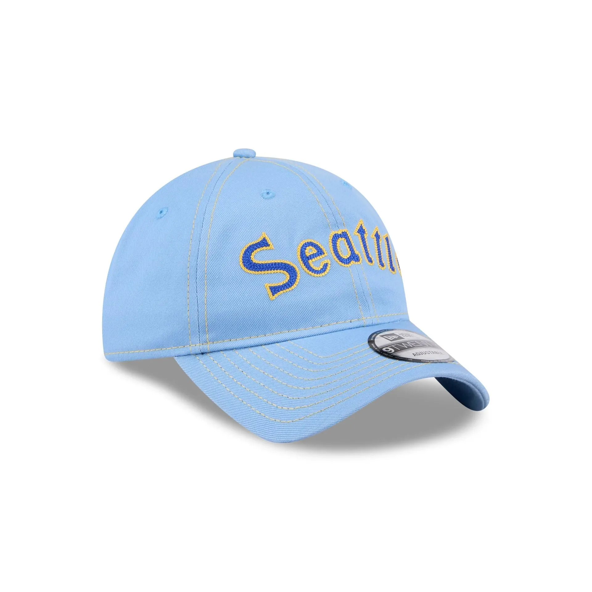 Seattle Mariners Team Stitch 9TWENTY Adjustable Hat sold by New Era product image thumbnail 3