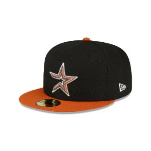 Just Caps Rust Orange Houston Astros 59FIFTY Fitted Hat sold by New Era