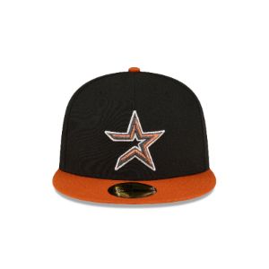 Just Caps Rust Orange Houston Astros 59FIFTY Fitted Hat sold by New Era