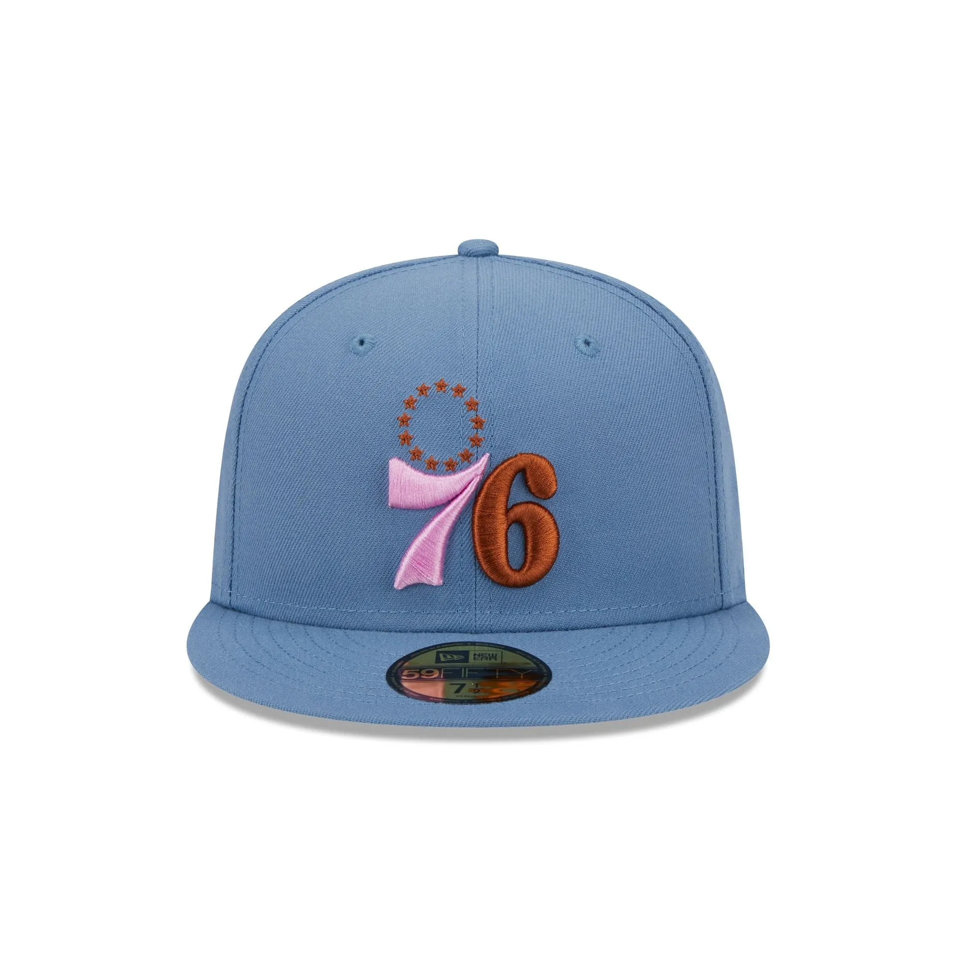 Philadelphia 76ers Color Pack Faded Blue 59FIFTY Fitted Hat sold by New Era product image thumbnail 2