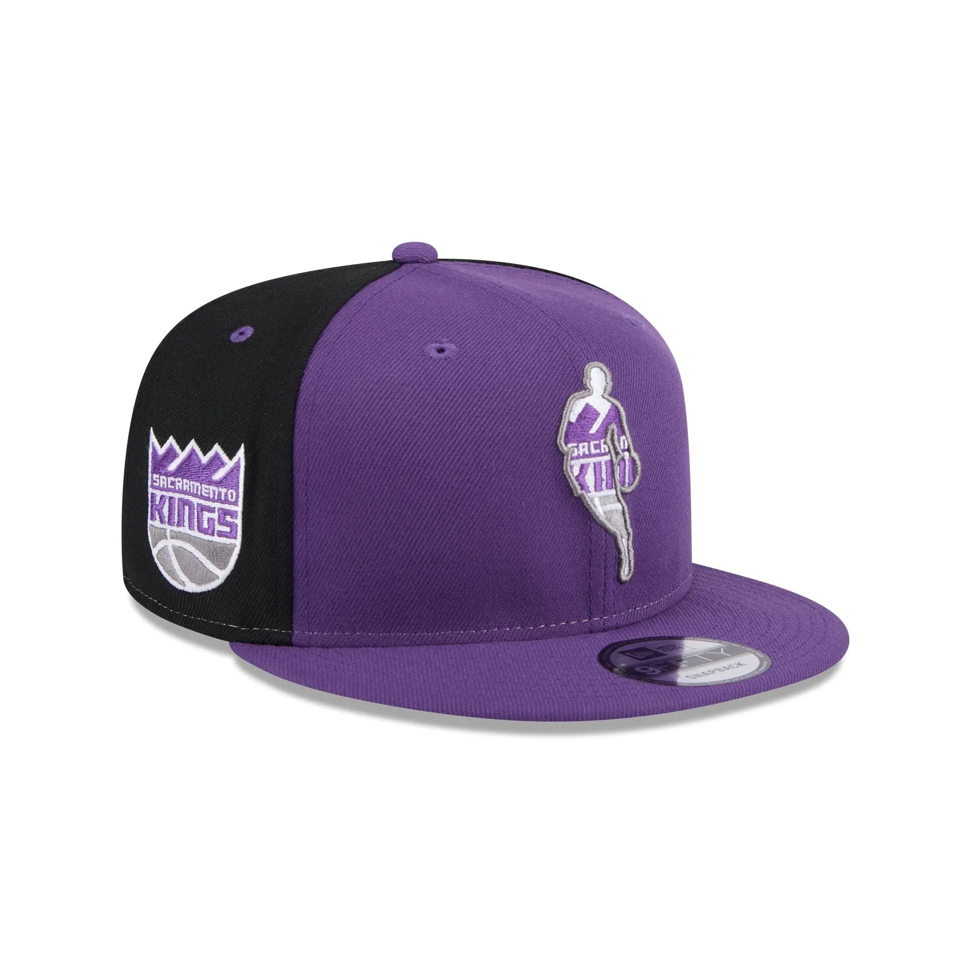 Sacramento Kings Front Logoman 9FIFTY Snapback Hat sold by New Era