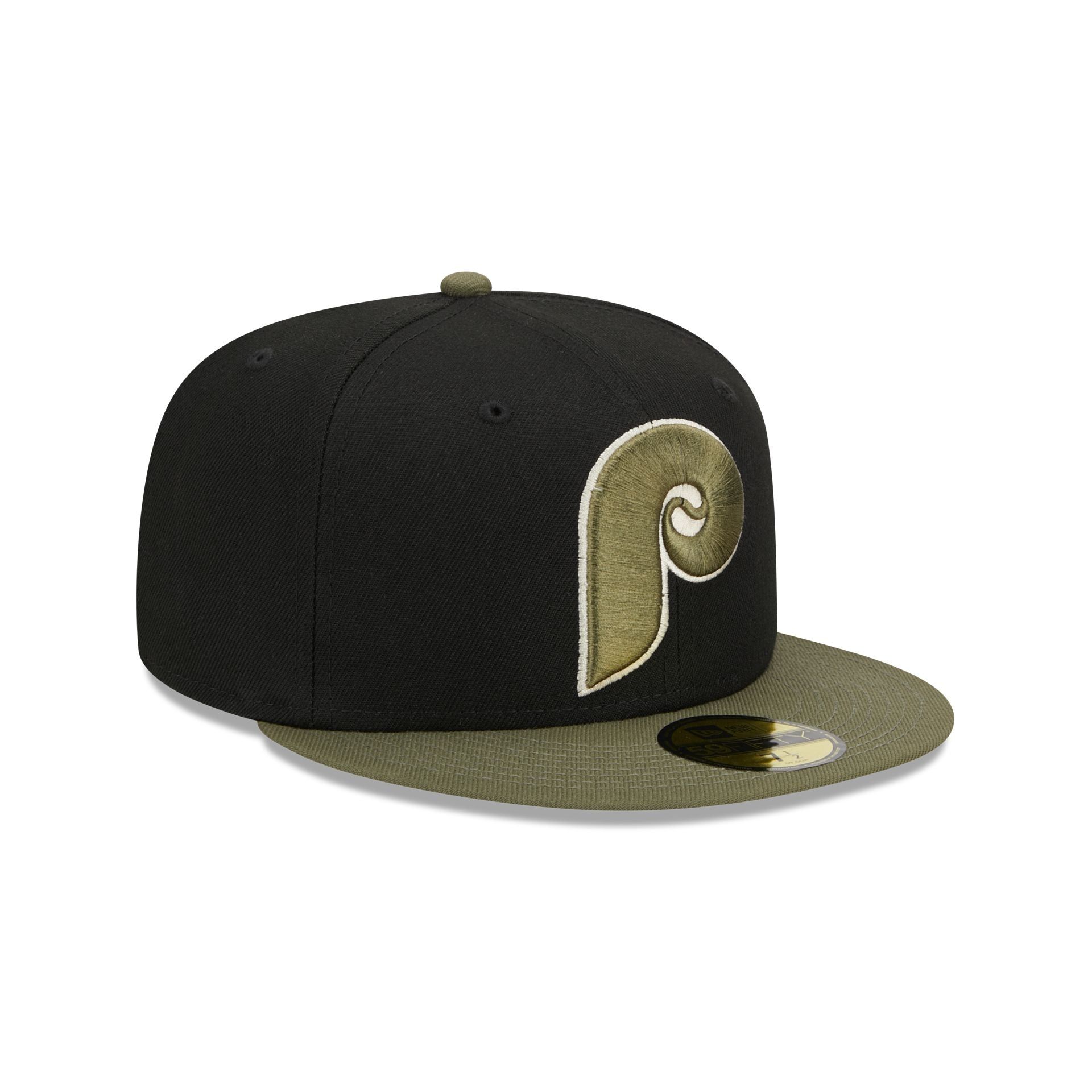 Philadelphia Phillies Khaki Green 59FIFTY Fitted Hat sold by New Era product image thumbnail 3