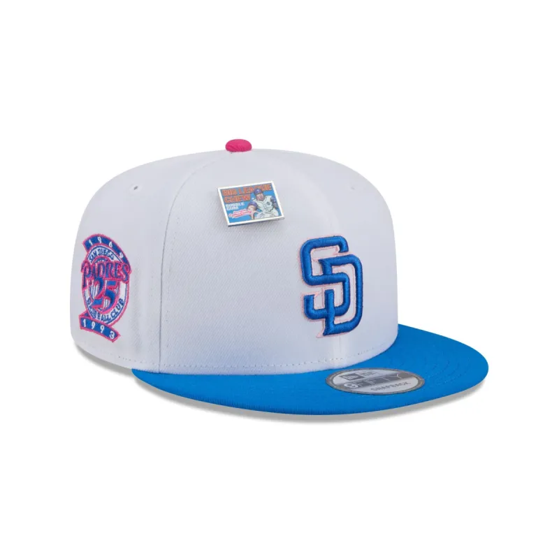 Big League Chew X San Diego Padres Cotton Candy 9FIFTY Snapback Hat sold by New Era