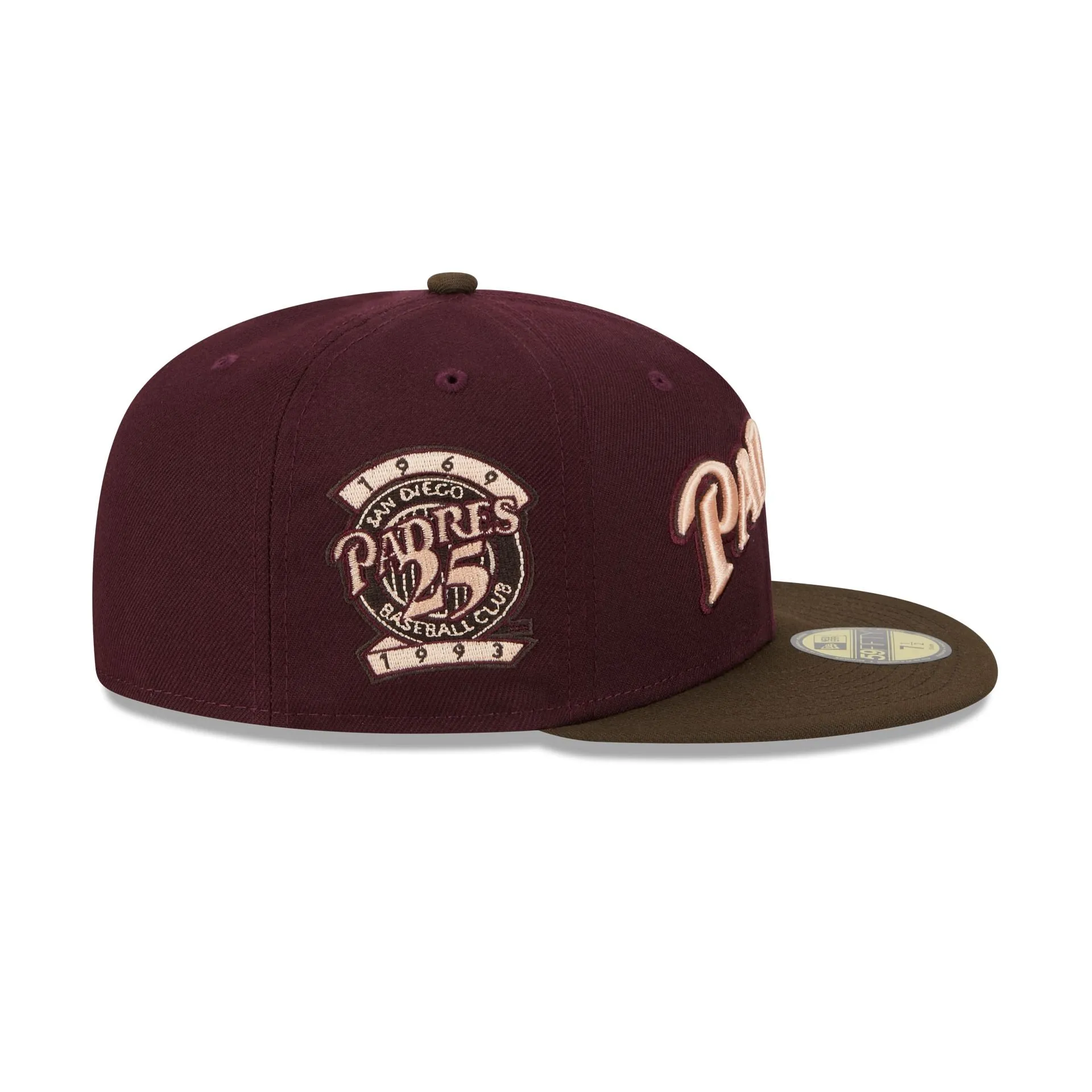 San Diego Padres Berry Chocolate 59FIFTY Fitted Hat sold by New Era product image thumbnail 4